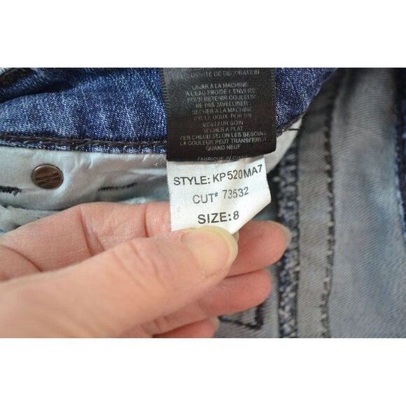 Kut From The Kloth Women's 8 So Low Bootcut Medium Wash Jeans - Picture 12 of 13